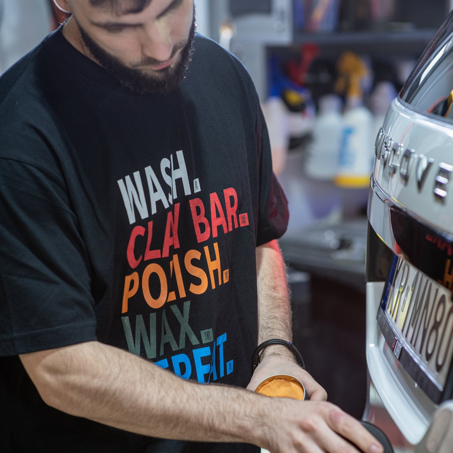 T-shirt KURO Wash Wax Repeat