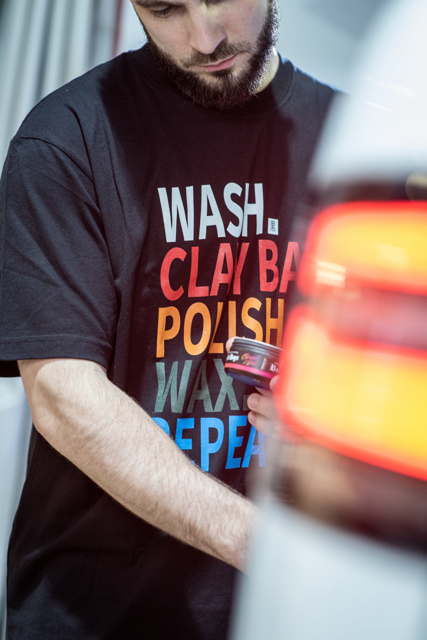 T-shirt KURO Wash Wax Repeat