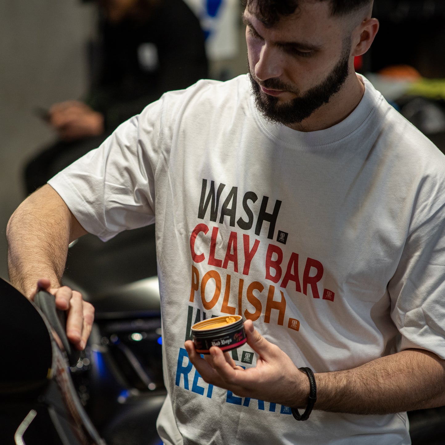 T-shirt KURO Wash Wax Repeat