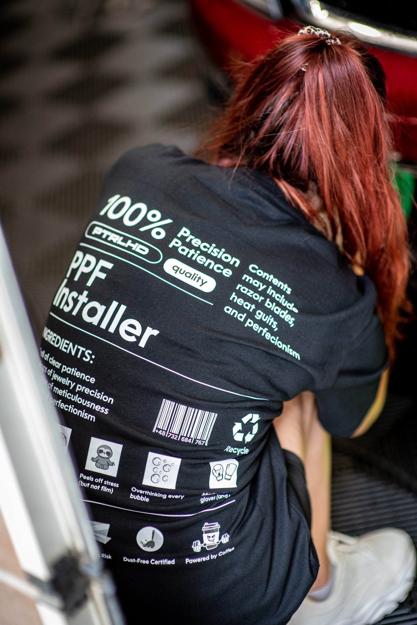 T-shirt PPF Installer