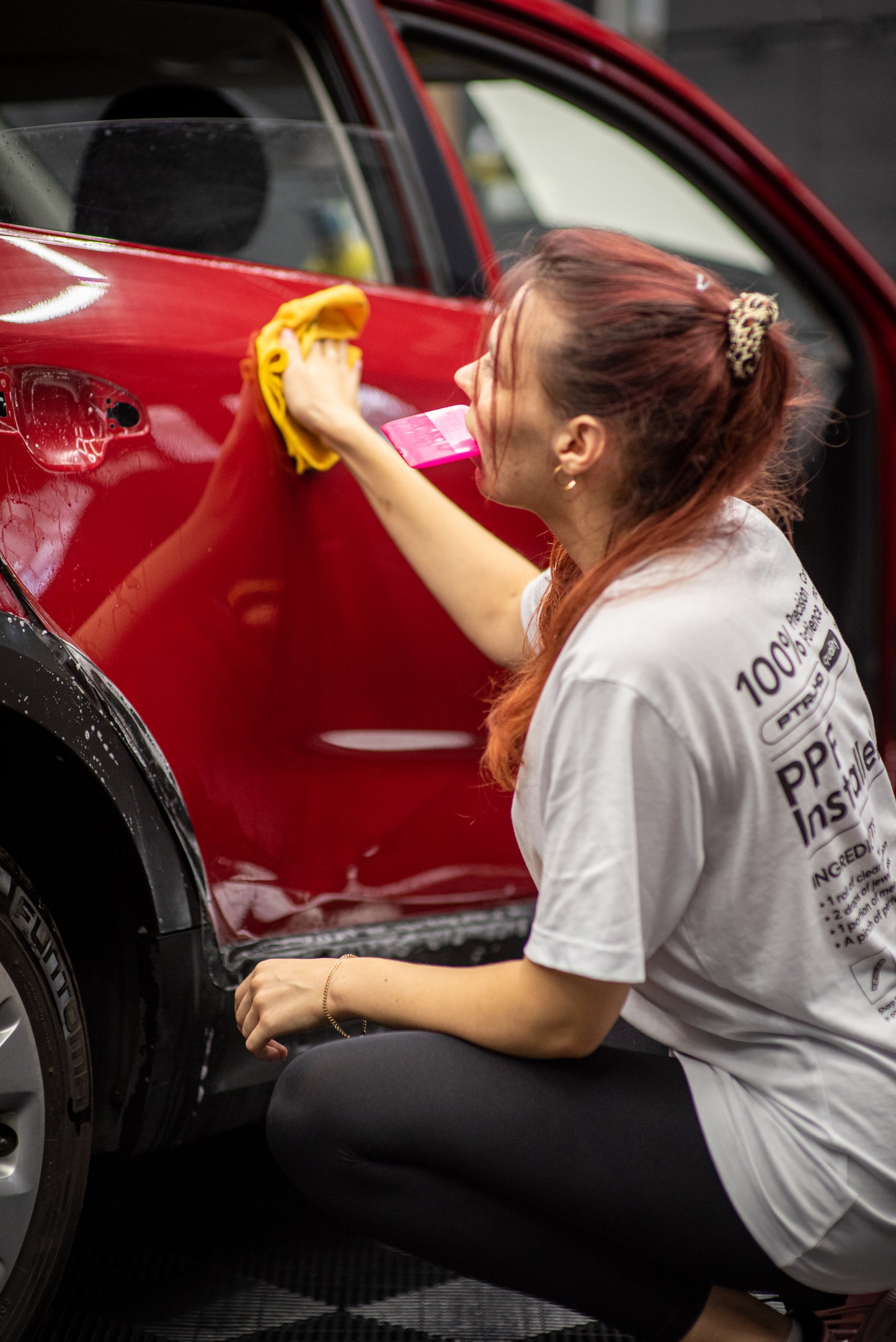 T-shirt PPF Installer