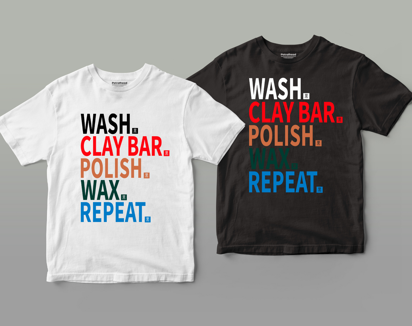 T-shirt KURO Wash Wax Repeat