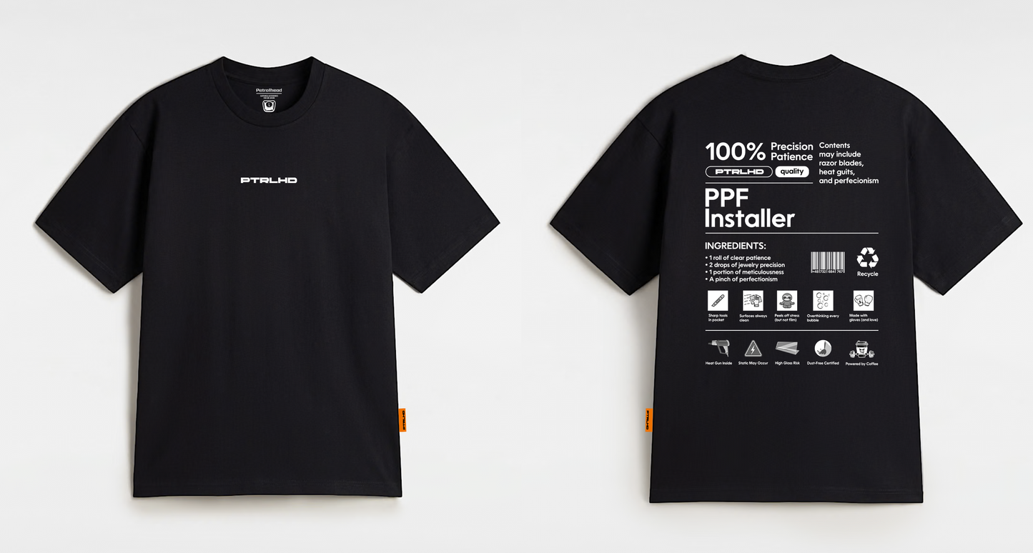 T-shirt PPF Installer