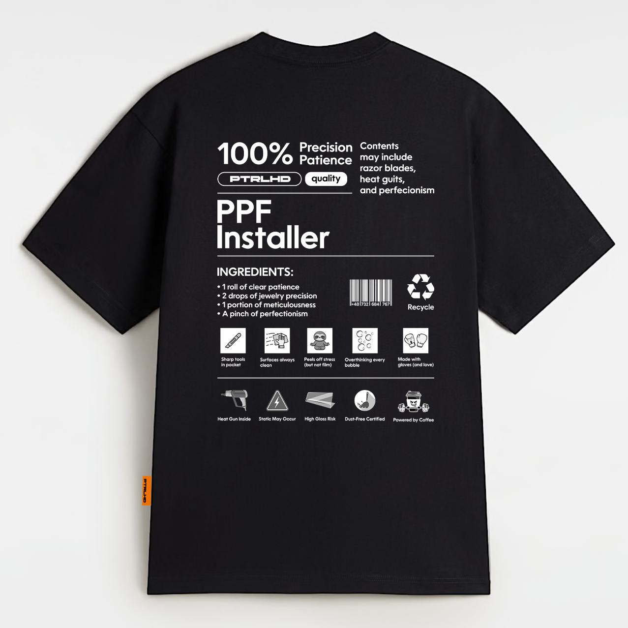 T-shirt PPF Installer