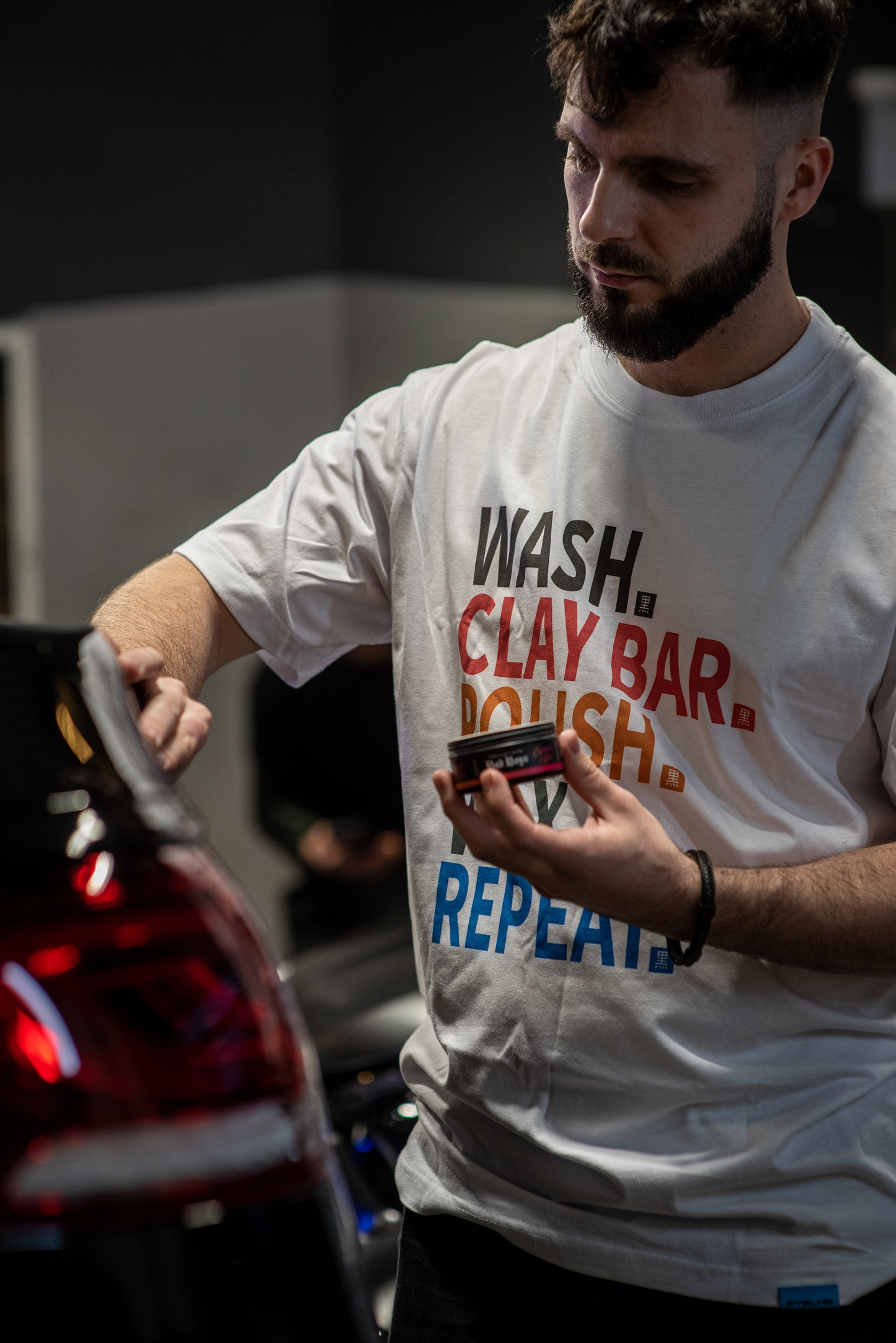 T-shirt KURO Wash Wax Repeat