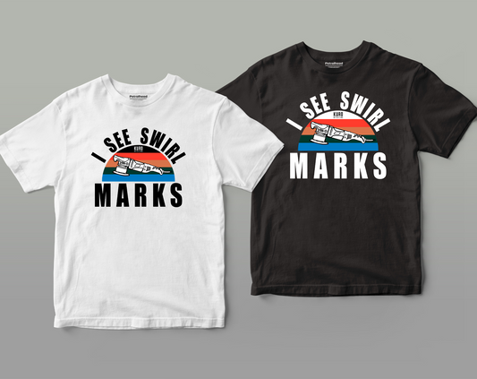 T-shirt KURO I See Swirl Marks