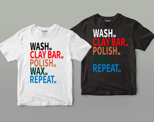 T-shirt KURO Wash Wax Repeat